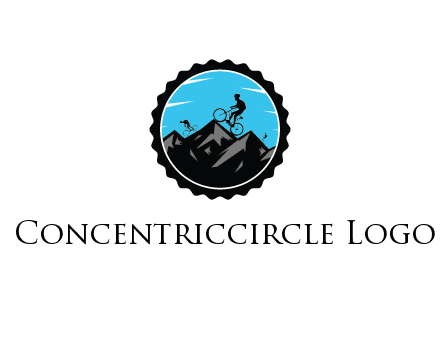 bikers on mountains in circle