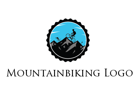 bikers on mountains in circle