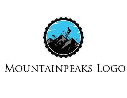 bikers on mountains in circle