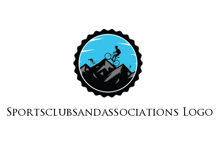 bikers on mountains in circle