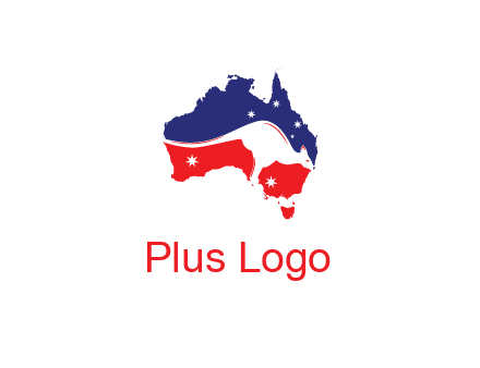 negative spacing kangaroo in Australian continent