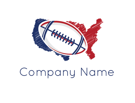 American Football Tournament Logo Design