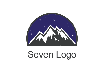starry sky behind snow caped mountains