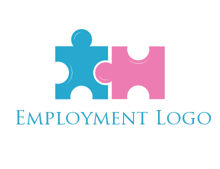 jigsaw puzzle together forming people icon