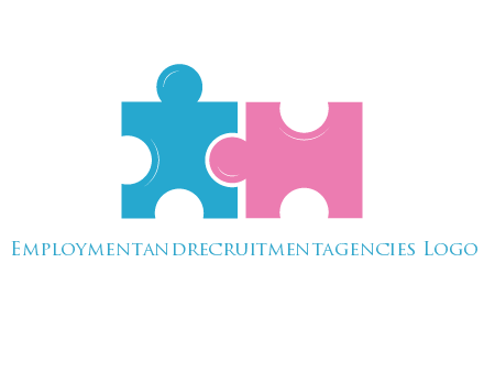 jigsaw puzzle together forming people icon