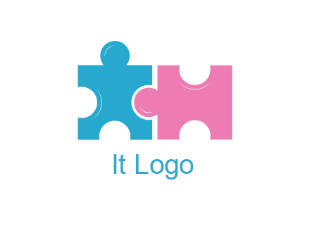 jigsaw puzzle together forming people icon