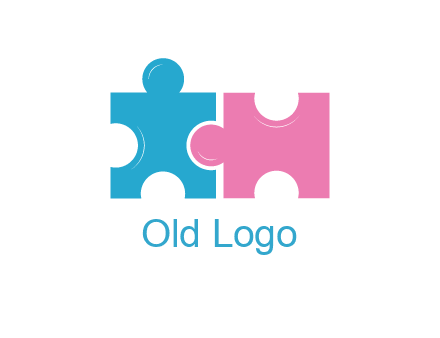 jigsaw puzzle together forming people icon
