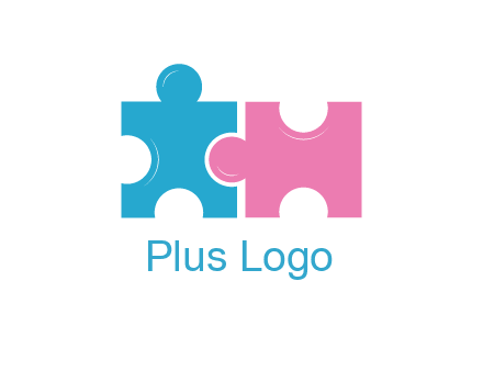 jigsaw puzzle together forming people icon