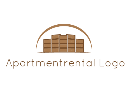 blocks forming buildings