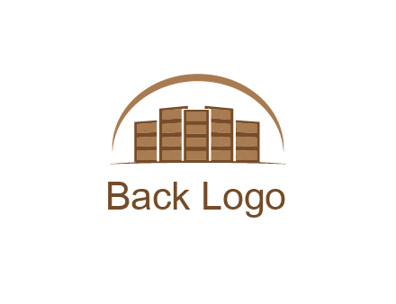 blocks forming buildings