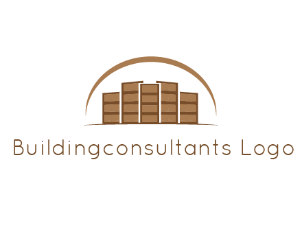 blocks forming buildings