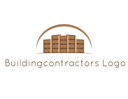 blocks forming buildings