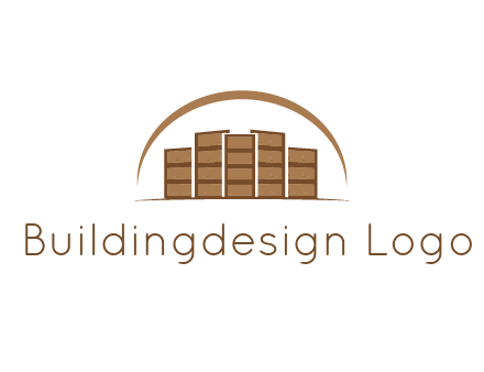 blocks forming buildings