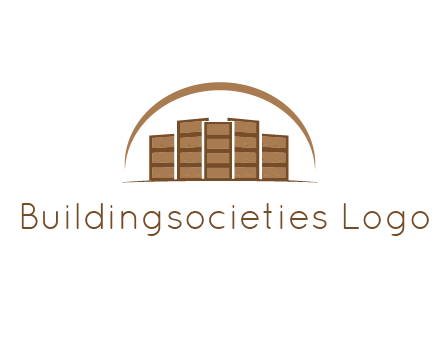 blocks forming buildings