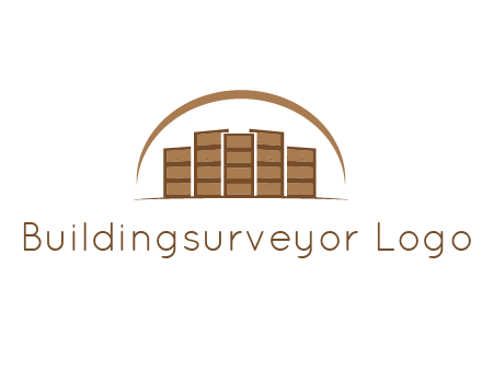 blocks forming buildings