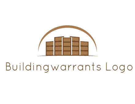 blocks forming buildings