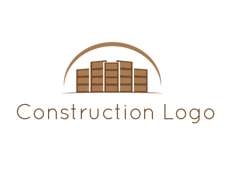 blocks forming buildings