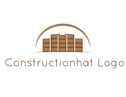 blocks forming buildings