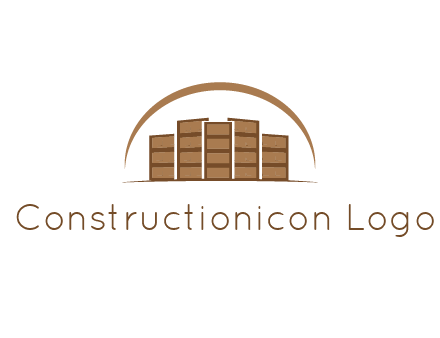 blocks forming buildings