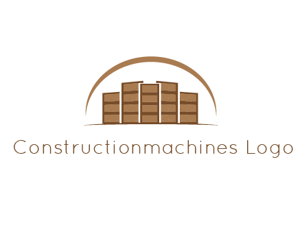 blocks forming buildings