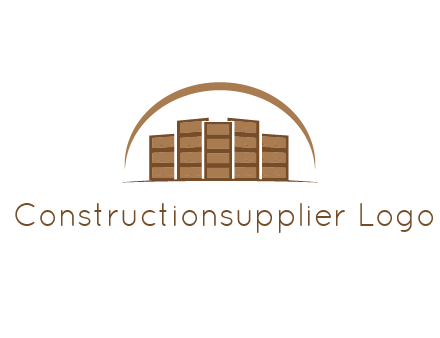 blocks forming buildings