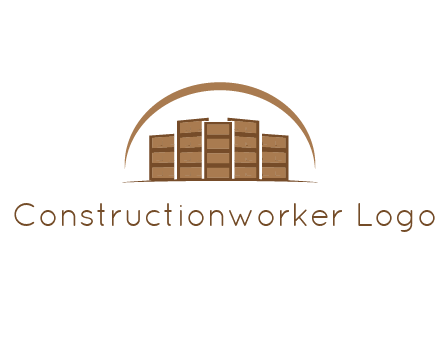 blocks forming buildings