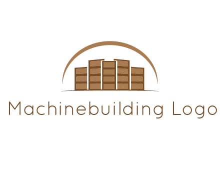 blocks forming buildings