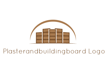 blocks forming buildings