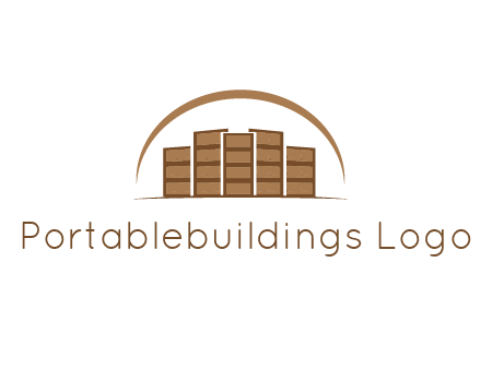 blocks forming buildings