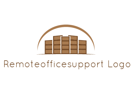 blocks forming buildings