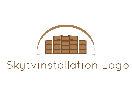 blocks forming buildings