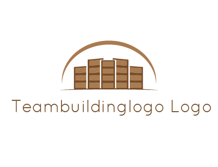 blocks forming buildings