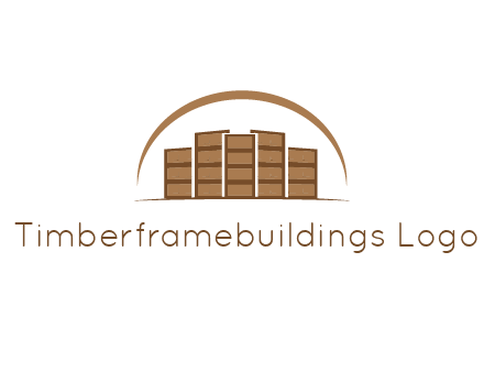 blocks forming buildings
