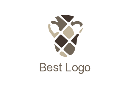mosaic vase graphic