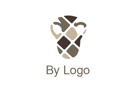 mosaic vase graphic