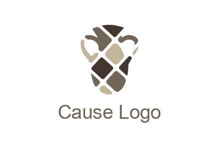 mosaic vase graphic