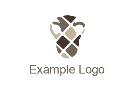 mosaic vase graphic