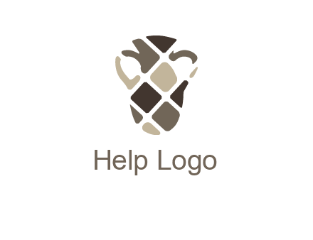 mosaic vase graphic