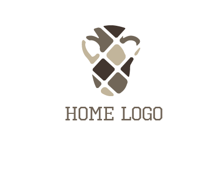 mosaic vase graphic