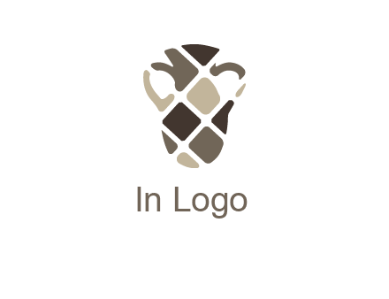 mosaic vase graphic