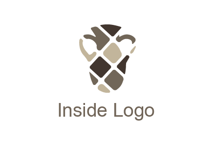 mosaic vase graphic