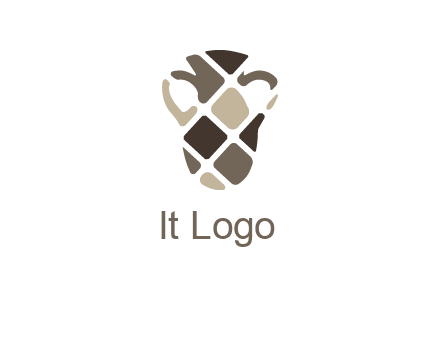 mosaic vase graphic