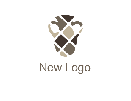mosaic vase graphic