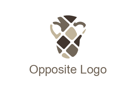 mosaic vase graphic