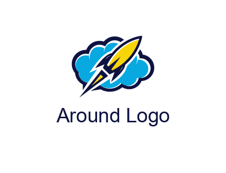 cloud behind rocket