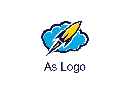 cloud behind rocket