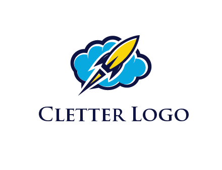 cloud behind rocket