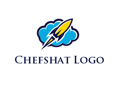 cloud behind rocket