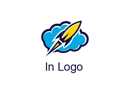 cloud behind rocket