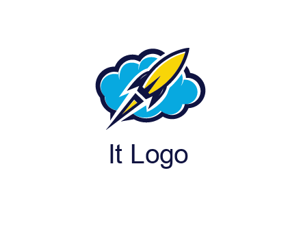 cloud behind rocket